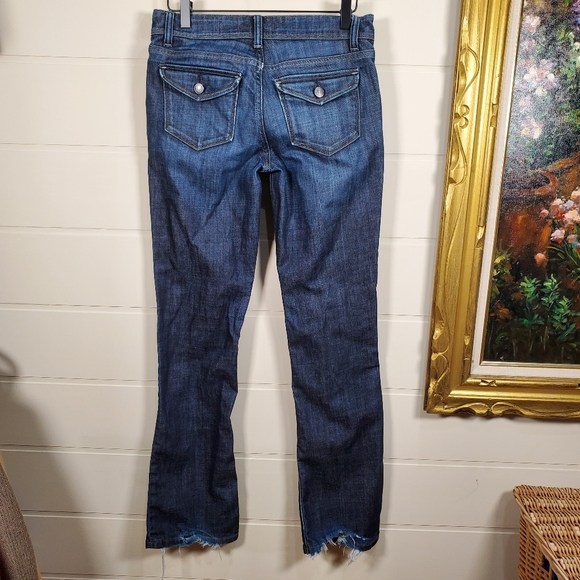 Size 2 Denim Jeans Worn Distressed - Picture 5 of 12